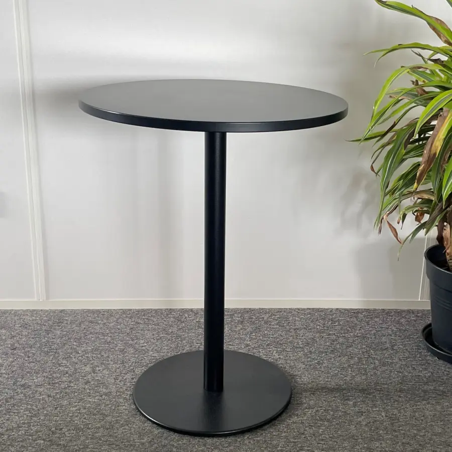 Table ronde noire D60cm